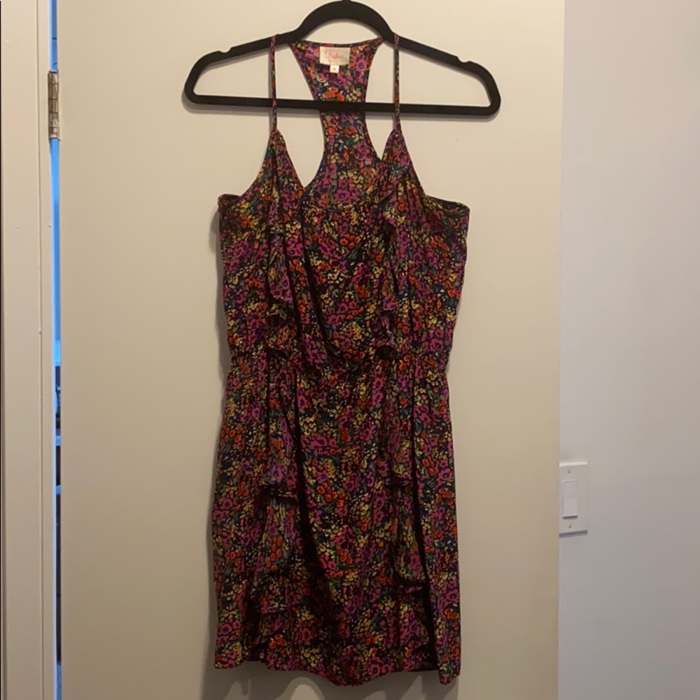 Parker floral mini dress